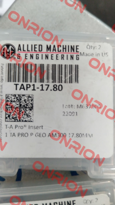 TAP1-17.80 Allied Machine-Engineering