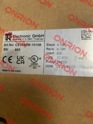 CEV582M-10108 TR Electronic