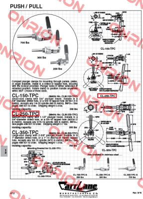 CL-250-TPC Carr Lane
