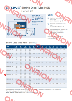 HSD-220-23x220 Stüwe