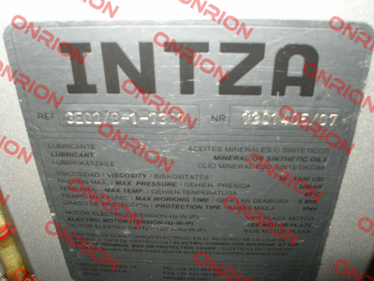 GE02/B-1-7321 Intza