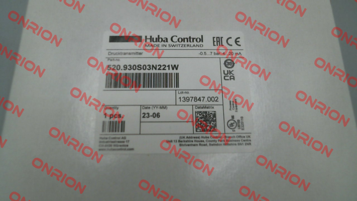 520.930S03N221W Huba Control