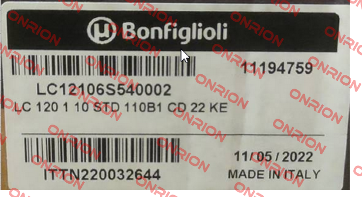 LC12106S540002 Bonfiglioli