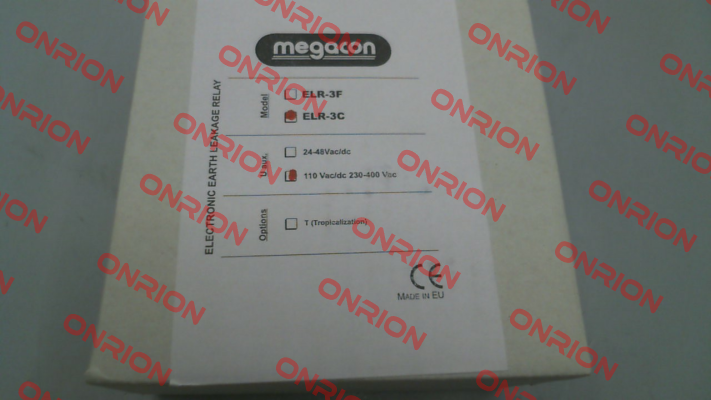 ELR-3C 110 VAC/DC 220-400 VAC / 604030 Megacon