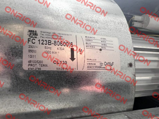 FC123B.80600/6 *4141.2786* Euro Motors Italia